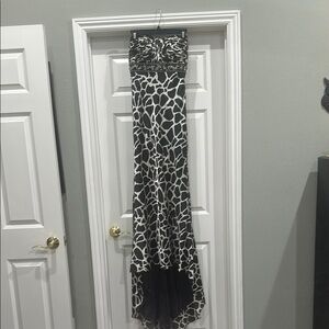 Black and White Animal Print dress